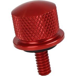 1/4 Inch-20 Thread Motorcycle Red Aluminum Alloy Rear Seat Bolt Mount Screw for Harley Davidson Sportster 1996-2017 Item Replacement