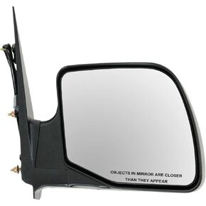 TRQ Power Mirror RH Right Passenger Side Compatible with 94-06 Ford E350 Van E150 E250 FO1321229 128-00533R F4UZ17682B F4UZ 17682 B MIR00403
