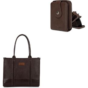 Wrangler Tote Bag with Credit Wallet Rfid Credit Card Holder for Women