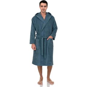 TowelSelections Mens Hooded Robe, Premium Cotton Terry Cloth Bathrobe, Soft Bath Robes for Men in Saudi Arabia