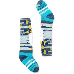Smartwool Boys' Full Cushion Yeti Pattern Over The Calf Socks (Toddler/Little Big Kid)