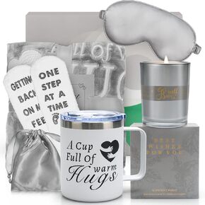 Get Well Gifts for Women, Birthday Gifts for Women, Thoughtful Gift Basket for Women, Sympathy and Care Package for Women After Surgery, Unique Christmas Gifts Idea for Her Best Friends Sister Wife