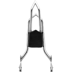 Mofun 28" Height Detachable Sissy Bar Passenger Backrest Compatible with Harley Touring Street Glide Road Glide Road King Electra Glide 2009-2024 Black
