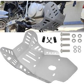 واقي إطار حماية المحرك الفولاذي من لوحة انزلاقية للدراجات النارية متوافق مع Honda XR150 XR150L (أسود)