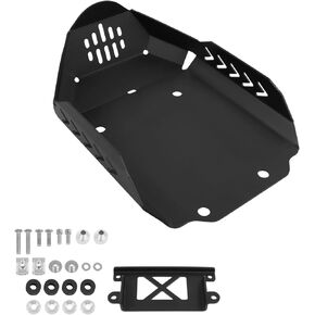 CHIFUN Skid Bash Plate Replacement for CFMOTO 800NK NK800 2023 2024 Motorcycle Lower Engine Guard Bottom Protection Aluminum Belly Pan Black