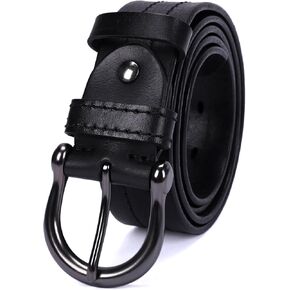 Mens Belts Full Grain Leather Real Italian Material Western Cowboy Belt 1.5 Wide Casual Jean Belt Gift Box Packaging in Saudi Arabia