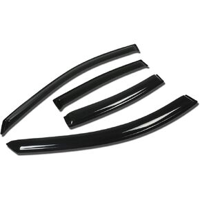 Auto Dynasty 4 PCS Tape on Window Vent Visor Deflector Rain Guard Compatible with Pontiac Grand Prix GM