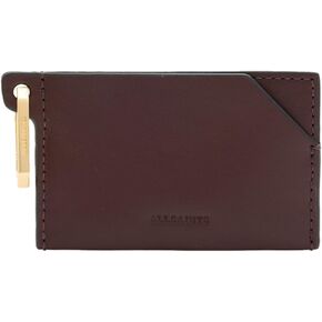 AllSaints Women's HEX CARDHOLDER, Burnt RED