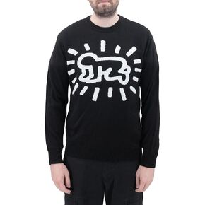 Keith Haring Men's Artwork Christmas Holiday Adult Sweaters