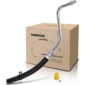A-Premium Power Steering Return Hose Line Assembly Compatible with Ford Explorer Mercury Mountaineer 2002 2003 2004 2005 V8 4.6L Gear To Cooler