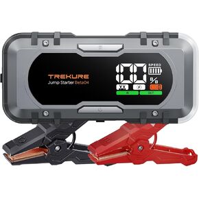 Car Jump Starter 6000A 8-in-1 65W Charging Car Battery Jump Starter Battery Pack (All Gas/10L Diesel) Jump Box Car Battery Jumper Starter Portable with Extended Jumper Cables