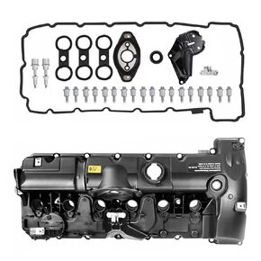 Aluminum Engine Valve Cover with Gasket Compatible with 2006-2013 BMW 128i 328i 328ixDrive X3 323i 528i 528ixDrive X5 328x 264-935 11127552281