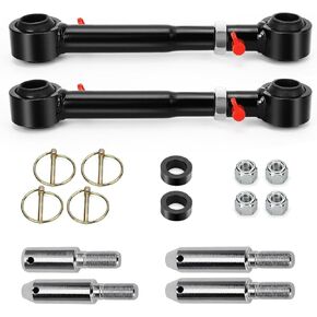 Front Swaybar Quicker Disconnect System with 2.5" - 6" Lift Replace 2034 Adjustable Quicker Disconnect Sway Bar links For 2007-2018 Jeep Wrangler JK JKU