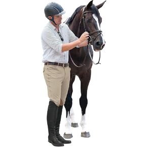 Ovation Mens Euroweave Knee Patch Breech 36R Class Classic Tan