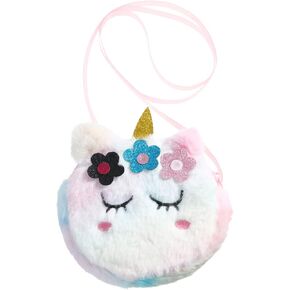 Kids One Shoulder Bag Cross Body Bag Cartoon Girls Handbag for Teenager Girls Women Kids
