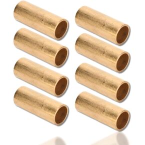 Trailer Leaf Spring Bushing Kit 8Pcs 1-3/4" Bronze Leaf Spring Bushing Kit Leaf Spring Shackle Bushings ID 9/16in OD 11/16in for Double Eye Springs Equalizers for Trailer Dexter Axle
