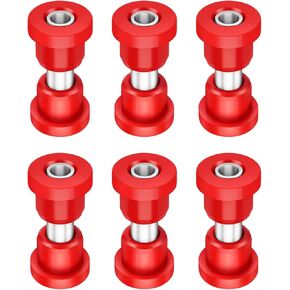 Golf Cart Rear Leaf Spring Shackles Polyurethane Bushing Sleeve Fits for 1994-Up EZGO TXT/Medalist and 1981-Up Club Car DS Replacement 70289-G02 70291G-01 1015583 1012303