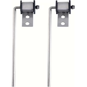 2 Pack Exhaust Hanger rod Stainless Steel 90 Degree Bent 3/8 x 10 inchs Long Universal Exhaust Bracket Hanger Weld on