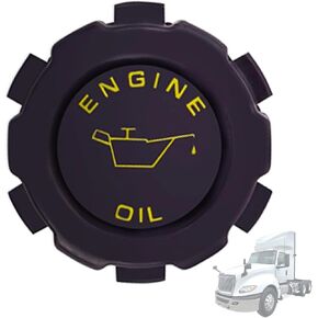 Engine Oil Filler Cap 3104375 3687932 2869221 Compatible with Cummins ISX ISX15 ISZ13 QSX15 Kenworth International ProStar Peterbilt Volvo VNL 670 Gen 2 Engines