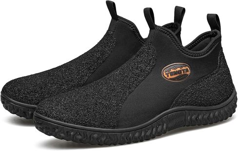 TENGTA Men's Neoprene Mud Boots Lightweight Slip-on Garden Shoes Low Short Rubber Rain Boots for Gardening, Camping and Yard Work in Saudi Arabia