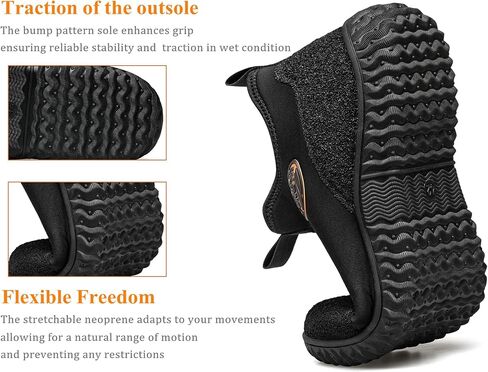 TENGTA Men's Neoprene Mud Boots Lightweight Slip-on Garden Shoes Low Short Rubber Rain Boots for Gardening, Camping and Yard Work in Saudi Arabia