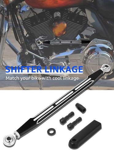 Shifter Linkage, Motorcycle Gear Shift Linkage Compatible for Harley Davidson 1986-2024 Street Glide, Electra Glide, Road Glide, Road King, Tri Glide, Softail, Dyna in Saudi Arabia