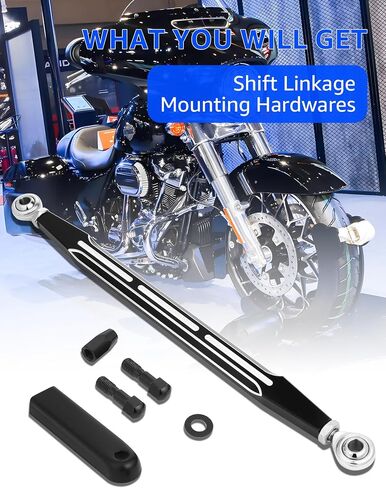 Shifter Linkage, Motorcycle Gear Shift Linkage Compatible for Harley Davidson 1986-2024 Street Glide, Electra Glide, Road Glide, Road King, Tri Glide, Softail, Dyna in Saudi Arabia