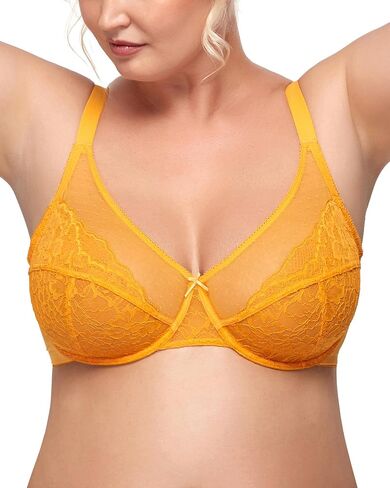 HSIA Women's Underwire Bra Minimizer Lace Floral Bra Unlined Unpadded Plus Size Full Coverage Bra in Saudi Arabia
