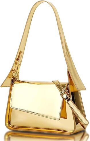 Evening Bag for Women, Hobo Bag Clutch Y2K Shinny Purse Tote Handbag Shoulder Metallic Purse Crossbody in Saudi Arabia