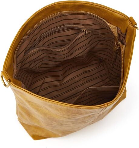 Hobo Bag for Women Crossbody Handbags Large Designer Ladies Bucket Purse PU Leather Shoulder Bags with Wide Shoulder Strap in Saudi Arabia