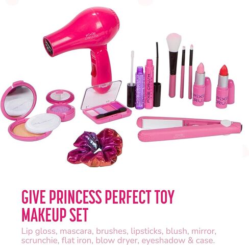 PixieCrush Kitchen Toy Set for Toddlers - Pretend Play Kitchen Accessories for Kids - Realistic Cooking Playset - Kitchen Toys - Pink Pots and Pans for Girls - Kid Appliances - 4.2x4.3 inches in Saudi Arabia