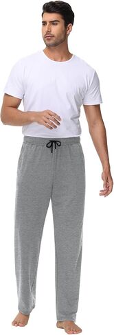 Neer 4 Pack Men's Sweatpants Athletic Drawstring Open Bottom Pants Workout Running Lounge Pants with Pocket for Men in Saudi Arabia