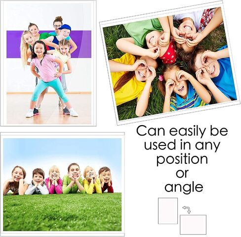 10 Pack 4"x6" Premium Super Slim Magnetic Picture Pockets Frames with Black Holds 4 x 6 inches Photo for Refrigerator | NEW VERSION | EASE of INSERTING in Kuwait