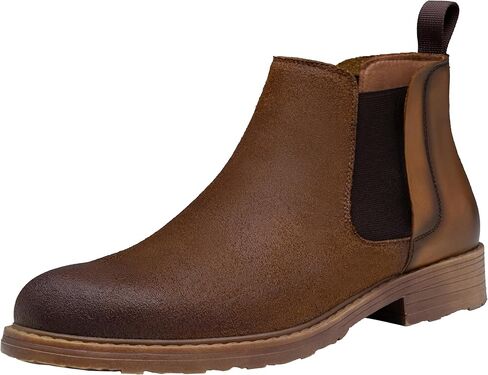 أحذية تشيلسي للرجال من Jousen، أحذية جلدية متعثرة للرجال in Kuwait