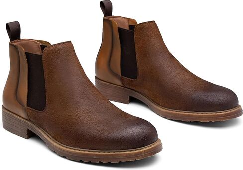 أحذية تشيلسي للرجال من Jousen، أحذية جلدية متعثرة للرجال in Kuwait