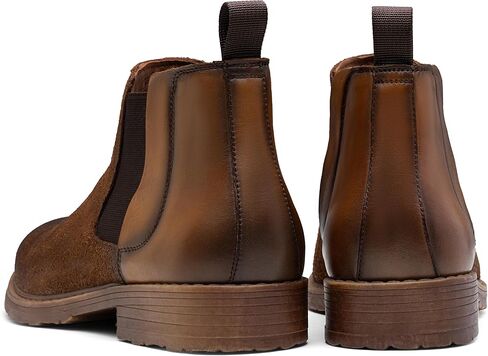 أحذية تشيلسي للرجال من Jousen، أحذية جلدية متعثرة للرجال in Kuwait