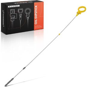 A-Premium Engine Oil Dipstick Dip Stick Compatible with Volkswagen Jetta Passat GTI 2006-2008, Golf R 2012-2013, Eos 2007-2009 & Audi A3, A3 Quattro, TT, TT Quattro, 2.0L, Engine Oil Level Dipstick