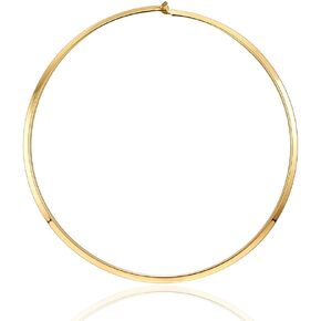 Statement Women Choker Necklace Polished Stainless Steel Chunky Necklace Collar Jewelry