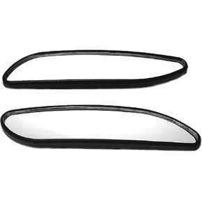 2 PACK Rectangle Shape Blind Spot Rear View Mirror for Car, Adjustable Wide Angel Rear View Mirror Convex Blind Spot Mirror for Car, SUV and Truck (5.2 x 1.2 Inches)