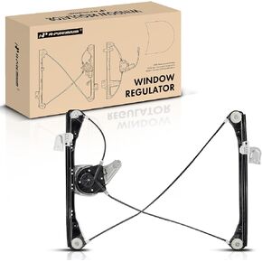A-Premium Manual Window Regulator Compatible with Oldsmobile Alero 1999-2004 & Pontiac Grand Am 1999-2004, Coupe 2 Door, Front Right Passenger Side