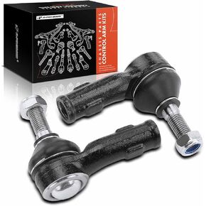 A-Premium 2 x Front Outer Tie Rod Ends, Compatible with Volkswagen Jetta 1985-1998, Passat 1992-1997, Golf 1985-1999, Corrado 1990-1994, Cabrio 1995-1999
