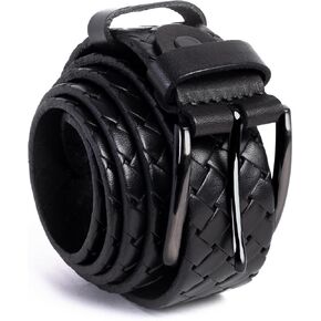 Men's Cowhide Leather Belt Durable, Adjustable, Wide Variety for Dress, Work & Everyday - 1.5" Wide