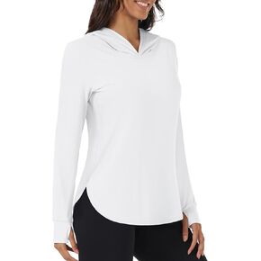TACVASEN Women's UPF 80+ UV Protection Hoodie Lightweight Long Sleeves Quick Dry Fishing Running Workout Shirt Outdoor