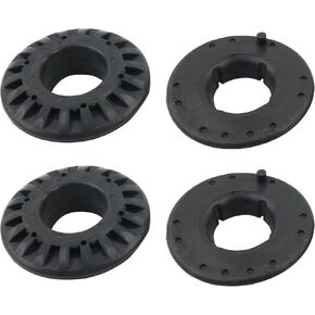 4 PCS Rear Upper and Lower Spring Isolator Kit Rubber Set Compatible with Jeep Grand Cherokee 1999-2004 Replace 52088346AB 52088402AB