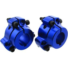 Lightened Billet Aluminum 1" 25mm Bore Rear Wheel Hub 1/4" Bolts For Go Kart Cart Drift Trike Bike (Blue)