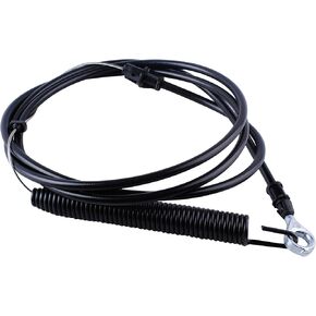 Podoy 532435110 Clutch Cable for Compatible with Husqvarna Poulan Lawn Tractor Blade Cable with Spring Assembly 435110 408319 532408319