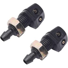 SEEU AGAIN (pack of 2) 10mm Universal Car Front Windshield Wiper Washer Sprayer Nozzle Replacement For Cmary Corolla
