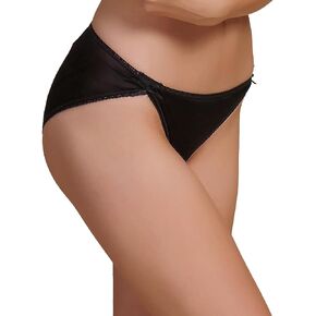 100% Mulberry Silk Panties, Women's Silk Underwear, Breathable Sexy Stretch Hipster High Cut Bikini Panties for Women