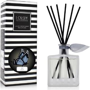 LOVSPA Holiday Reed Diffuser Set – Festive Christmas Scent Diffuser with Natural Botanicals - Non-Toxic Oil Reed Diffuser - Made in The USA