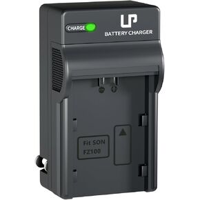 LP NP-FZ100 Battery 2-Pack 2600mAh USB-C Charging Port LED Display Replacement Batteries for Sony Alpha A7 III、A7R III、Sony Alpha 9、A7R3、A6600、A7R IV、A7 IV Alpha a9 II、Alpha 9R、A9R、Alpha 9S and More
